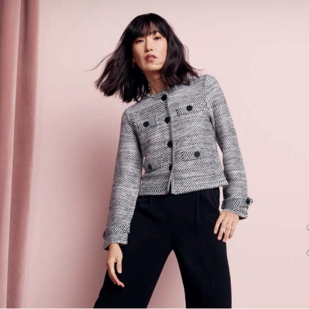 The Fold London Sackwille knit jacket